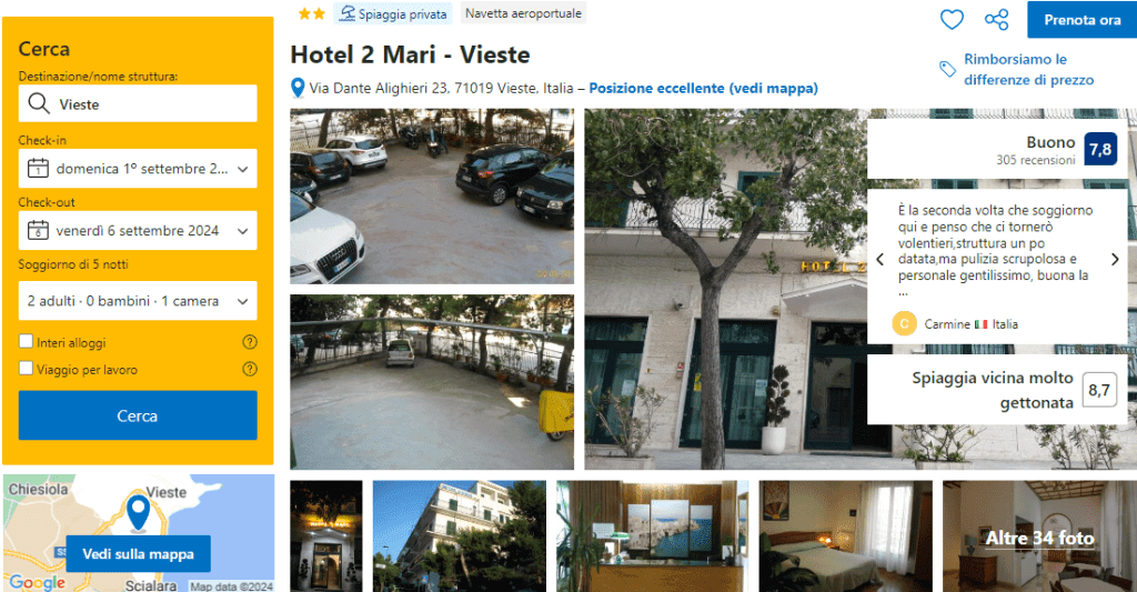 hotel vieste