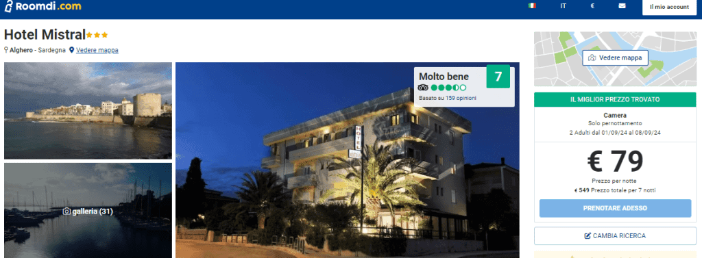 Hotel Sardegna Alghero