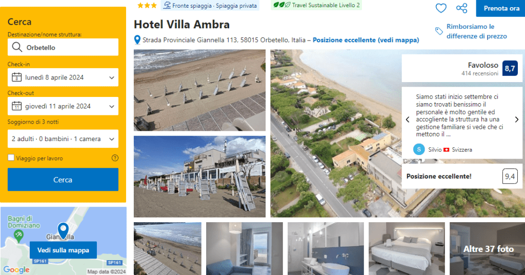 toscana hotel sul mare